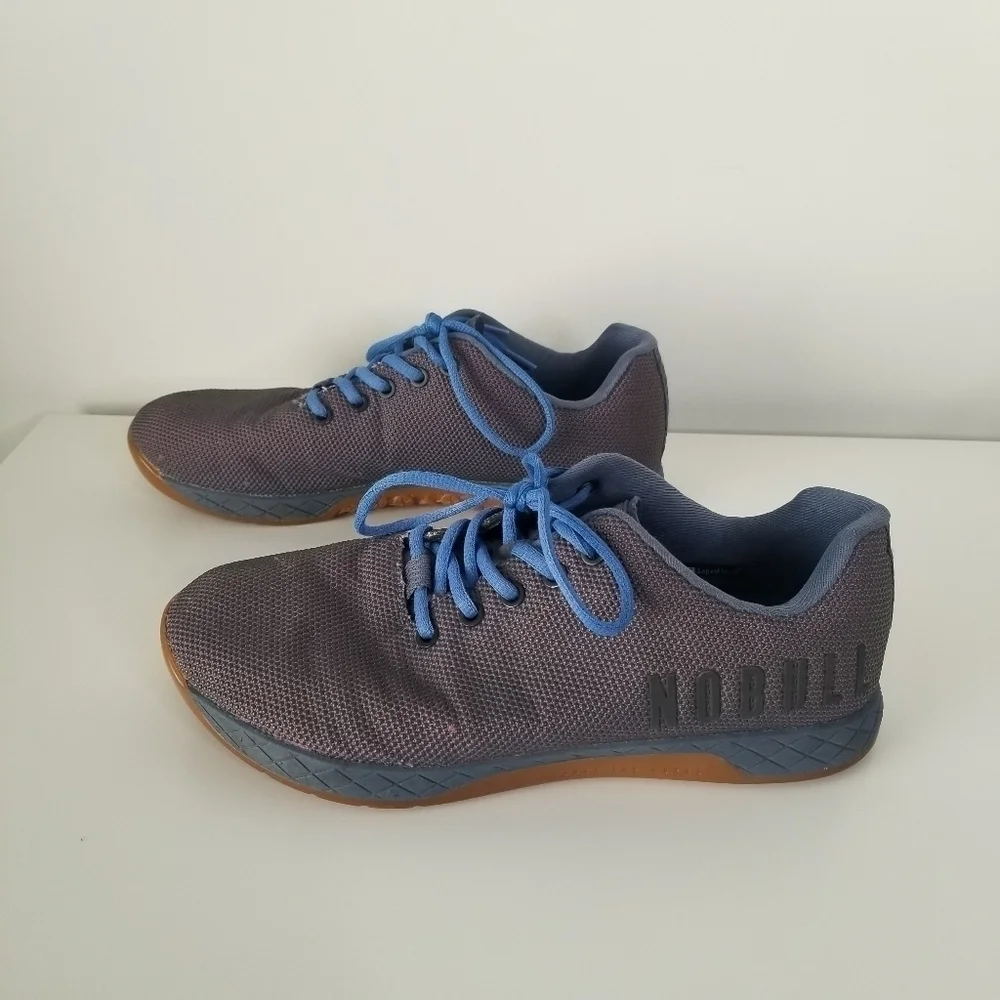 NoBull Navy Gum Outwork Training Shoes Men's 9.5 Women's 11 Athletic Active